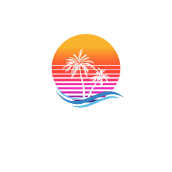Grey Clean and Minimalist Beach Resort Logo-2